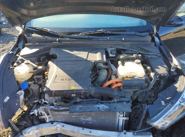 KMHC65LC4HU022291 2017 HYUNDAI IONIQ Black Սալոնի հետևի տեսք