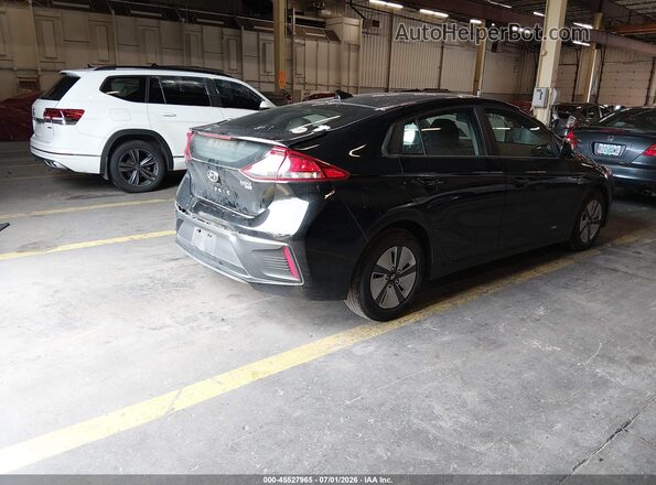 KMHC65LC4HU022419 2017 HYUNDAI IONIQ HYBRID Black Задня права чверть