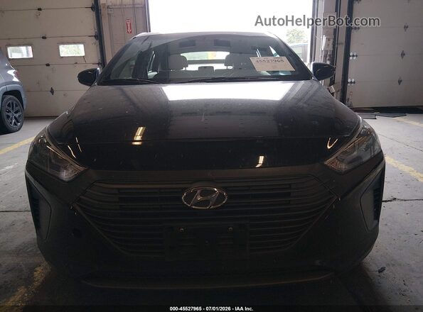 KMHC65LC4HU022419 2017 HYUNDAI IONIQ HYBRID Black Вид щитка приладів