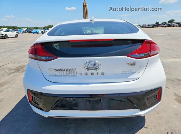 KMHC65LC4HU034571 2017 HYUNDAI IONIQ White Հետևի տեսք