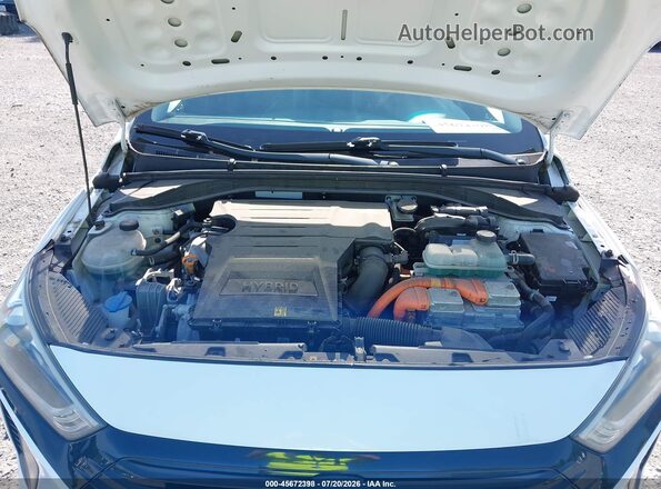 KMHC65LC4JU075613 2018 HYUNDAI IONIQ HYBRID White Widok z tyłu