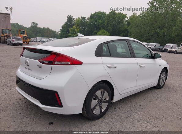 KMHC65LC4JU075837 2018 HYUNDAI IONIQ HYBRID White Tył prawy