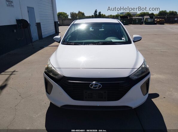 KMHC65LC4KU162672 2019 HYUNDAI IONIQ HYBRID White Դիմացի տեսք