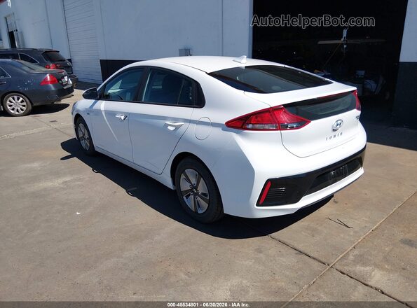 KMHC65LC4KU162672 2019 HYUNDAI IONIQ HYBRID White Հետևի ձախ