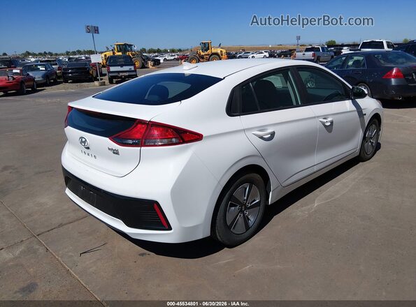 KMHC65LC4KU162672 2019 HYUNDAI IONIQ HYBRID White Հետևի աջ