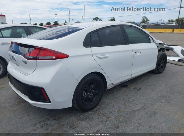 KMHC65LC4KU165846 2019 HYUNDAI IONIQ HYBRID Белый Задняя правая четверть