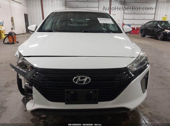 KMHC65LC4KU168309 2019 HYUNDAI IONIQ HYBRID White Instrument cluster view