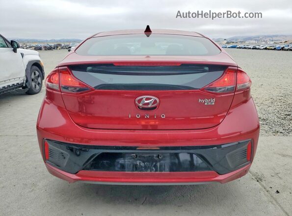 KMHC65LC4KU176068 2019 HYUNDAI IONIQ Red უკანა ხედი