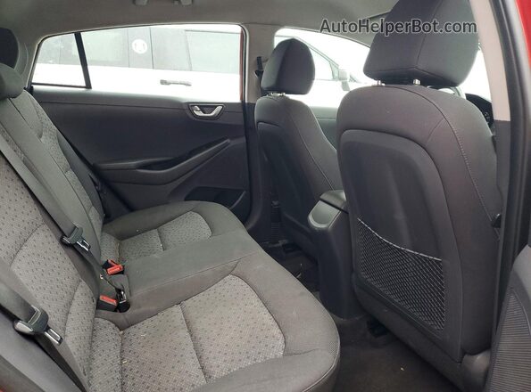 KMHC65LC4KU176068 2019 HYUNDAI IONIQ Red უკანა სავარძლების ხედი