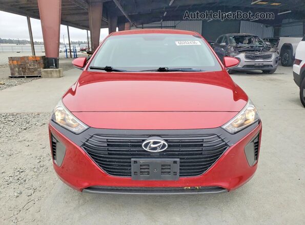 KMHC65LC4KU176068 2019 HYUNDAI IONIQ Red წინა ხედი