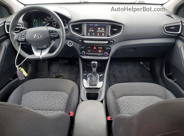 KMHC65LC4KU176068 2019 HYUNDAI IONIQ Red წინა პანელის ხედი