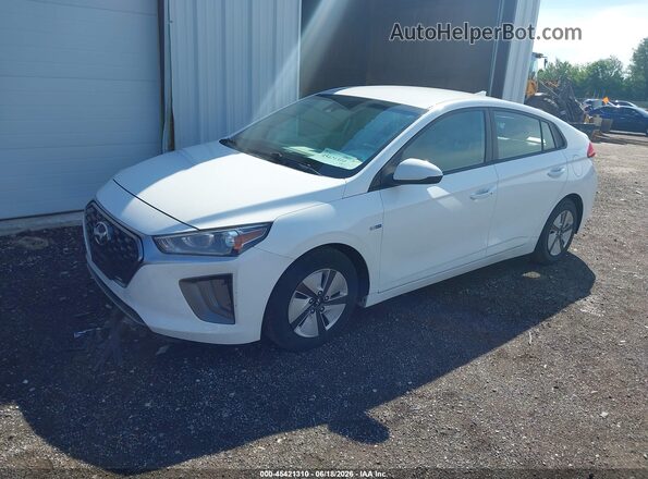 KMHC65LC4LU219776 2020 HYUNDAI IONIQ HYBRID White Առջևի ձախ երեք քառորդ տեսարան