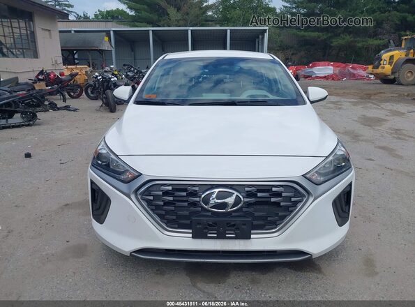 KMHC65LC4LU220085 2020 HYUNDAI IONIQ HYBRID White ხელსაწყოთა პანელის ხედი