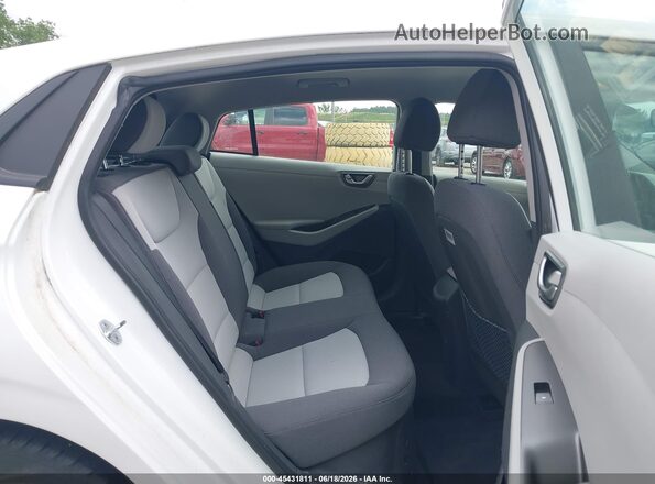 KMHC65LC4LU220085 2020 HYUNDAI IONIQ HYBRID White VIN კოდის სტიკერის ხედი
