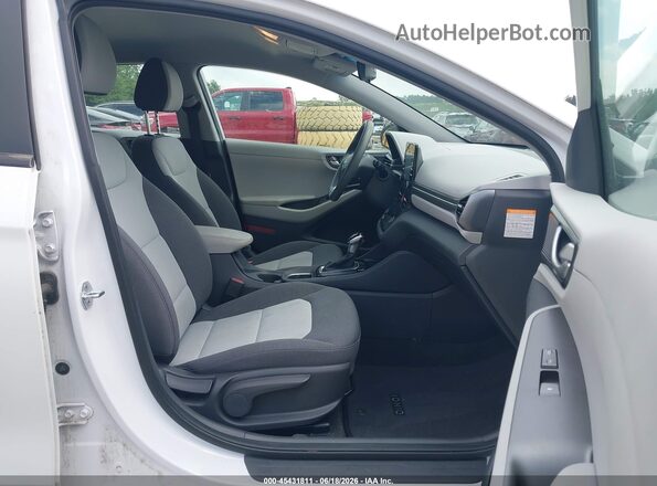 KMHC65LC4LU220085 2020 HYUNDAI IONIQ HYBRID White წინა სალონის ხედი