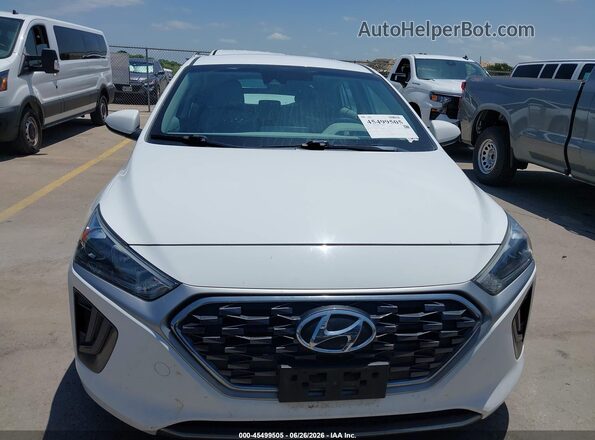 KMHC65LC4LU233354 2020 HYUNDAI IONIQ HYBRID Белый Вид щитка приборов