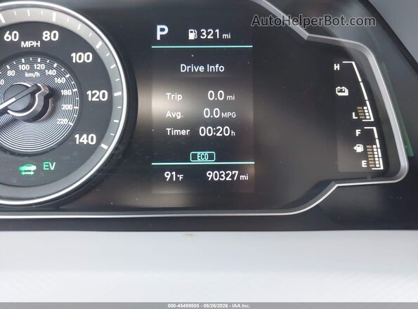 KMHC65LC4LU233354 2020 HYUNDAI IONIQ HYBRID Белый 