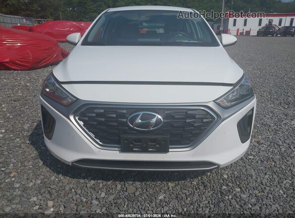 KMHC65LC4MU246932 2021 HYUNDAI IONIQ HYBRID White ხელსაწყოთა პანელის ხედი