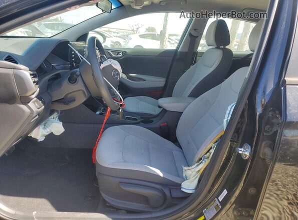 KMHC65LC5MU245840 2021 HYUNDAI IONIQ Black Widok wnętrza z przodu