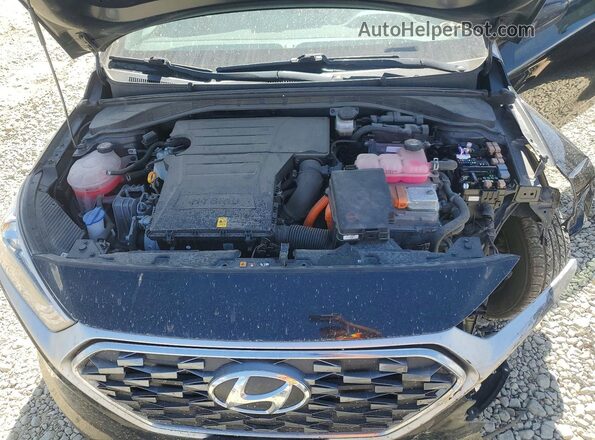 KMHC65LC5MU245840 2021 HYUNDAI IONIQ Black Widok wnętrza z tyłu
