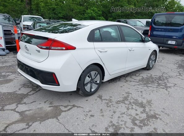 KMHC65LC6JU075791 2018 HYUNDAI IONIQ HYBRID White Trasero derecho