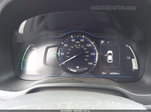 KMHC65LC6JU075791 2018 HYUNDAI IONIQ HYBRID White Vista de los asientos traseros