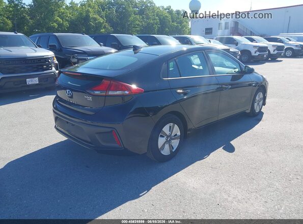 KMHC65LC6JU076570 2018 HYUNDAI IONIQ HYBRID Black უკანა მარჯვენა