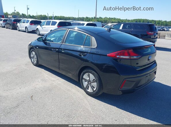 KMHC65LC6JU076570 2018 HYUNDAI IONIQ HYBRID Black უკანა მარცხენა