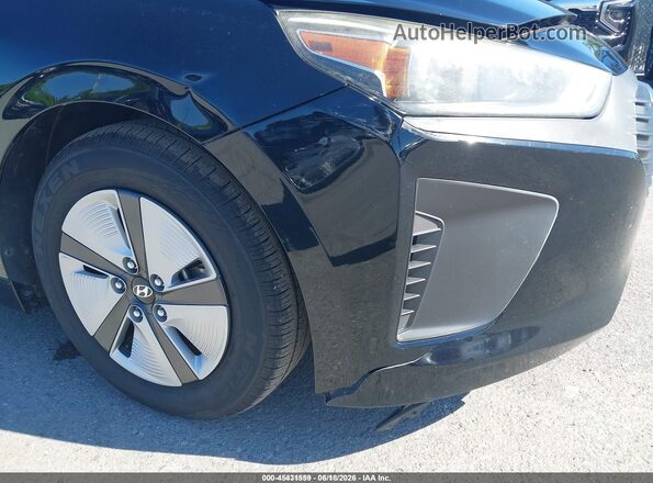 KMHC65LC6JU076570 2018 HYUNDAI IONIQ HYBRID Black სალონის 360-გრადუსიანი ხედი