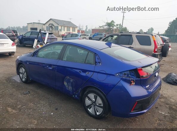 KMHC65LC6KU139605 2019 HYUNDAI IONIQ HYBRID Blue Задня ліва чверть