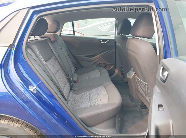 KMHC65LC6KU139605 2019 HYUNDAI IONIQ HYBRID Blue Вид наклейки з VIN-кодом