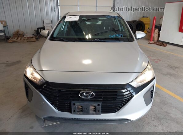 KMHC65LC6KU160907 2019 HYUNDAI IONIQ HYBRID Silver Front view