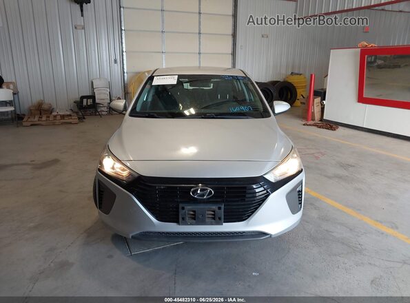 KMHC65LC6KU160907 2019 HYUNDAI IONIQ HYBRID Silver Instrument cluster view