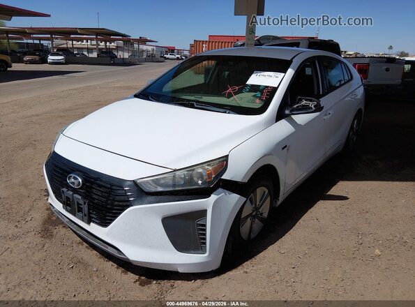 KMHC65LC6KU164259 2019 HYUNDAI IONIQ HYBRID White Front left