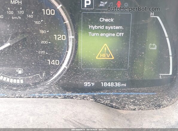 KMHC65LC6KU164259 2019 HYUNDAI IONIQ HYBRID White 