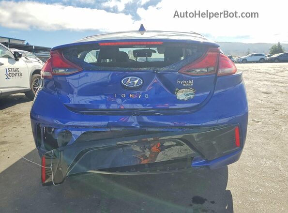KMHC65LC6KU176492 2019 HYUNDAI IONIQ Blue Հետևի տեսք