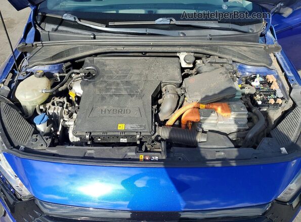KMHC65LC6KU176492 2019 HYUNDAI IONIQ Blue Սալոնի հետևի տեսք