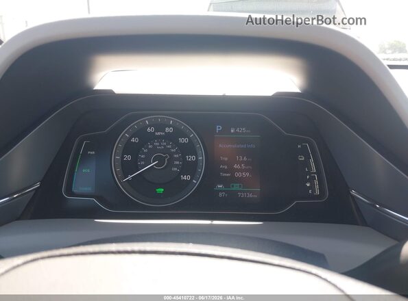 KMHC65LC6LU218709 2020 HYUNDAI IONIQ HYBRID Черный Вид задних сидений