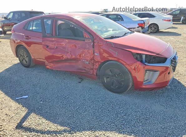 KMHC65LC6LU227832 2020 HYUNDAI IONIQ Красный Передняя правая четверть