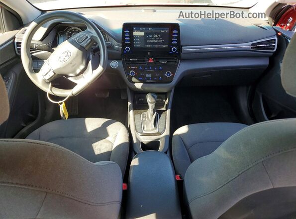 KMHC65LC6LU227832 2020 HYUNDAI IONIQ Красный Вид панели приборов