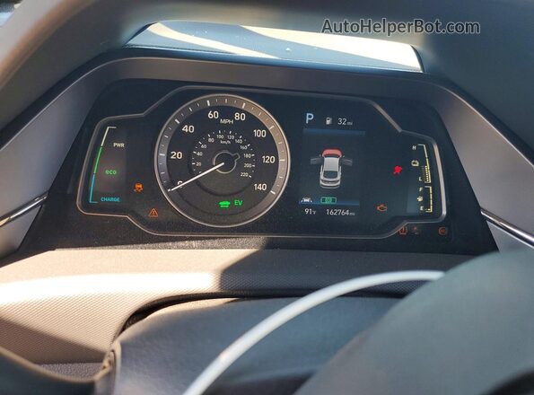 KMHC65LC6LU227832 2020 HYUNDAI IONIQ Красный Вид щитка приборов