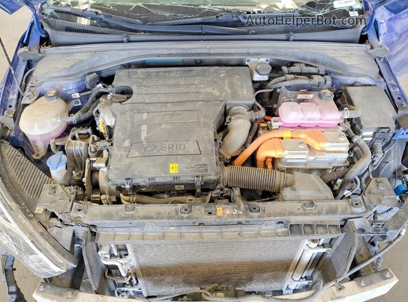 KMHC65LC6LU242735 2020 HYUNDAI IONIQ Blue Սալոնի հետևի տեսք