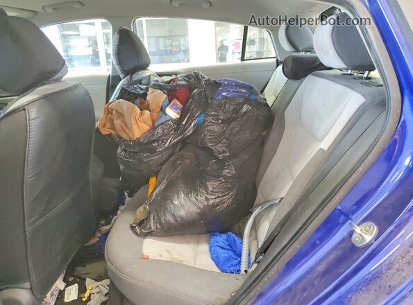 KMHC65LC6LU242735 2020 HYUNDAI IONIQ Blue Հետևի նստատեղերի տեսք