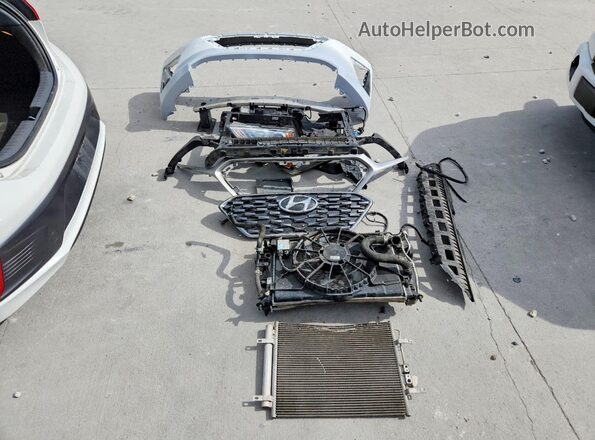 KMHC65LC6MU245409 2021 HYUNDAI IONIQ White Շարժիչի բաժամունքի տեսք