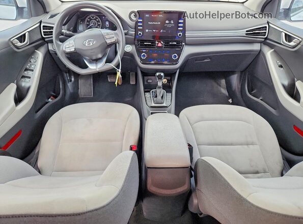KMHC65LC6MU245409 2021 HYUNDAI IONIQ White Առջևի վահանակի տեսք