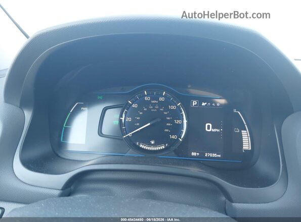 KMHC65LC7KU158566 2019 HYUNDAI IONIQ HYBRID Silver Vista de los asientos traseros