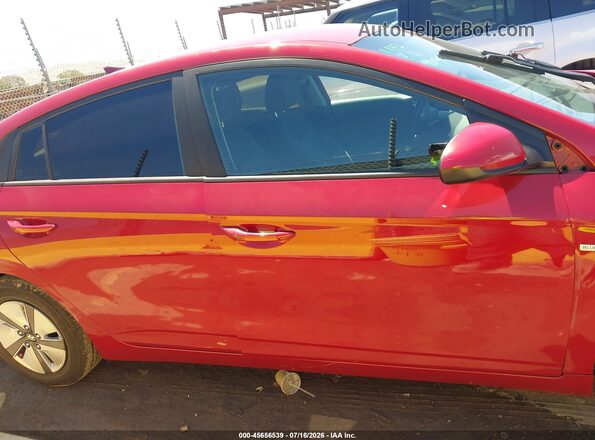 KMHC65LC7KU171379 2019 HYUNDAI IONIQ HYBRID Red Rear interior view