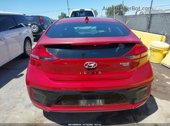 KMHC65LC7KU171379 2019 HYUNDAI IONIQ HYBRID Red 