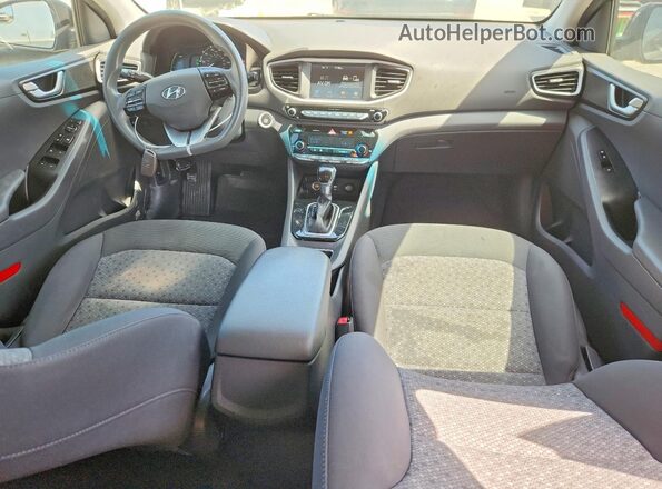 KMHC65LC7KU179868 2019 HYUNDAI IONIQ Черный Вид панели приборов