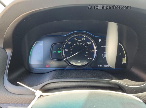 KMHC65LC7KU179868 2019 HYUNDAI IONIQ Черный Вид щитка приборов